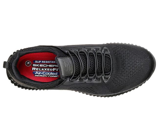 Zapatos de Trabajo Skechers Hombre - Cessnock Negro DEQYW1783